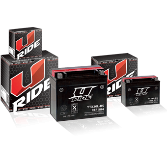 BATTERIE URIDE 18AH YTX20L-BS – LIVRE AVEC ACIDE – DIM. 175x87x175 mm	584