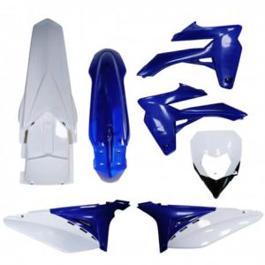 kit plastique origine SHERCO 50 SM bleu / blanc 2013/2021